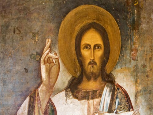 Segnender Jesus Christus