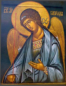 Orthodoxe Engelikone Engel-Ikone