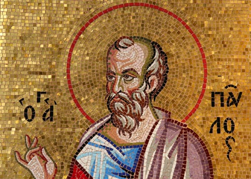 Fresko-Mosaik - Orthodoxe Kirche - Heiliger Paulus