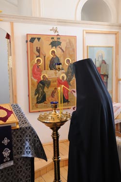 Orthodoxe Messfeier in Griechenland Orthodoxer Gottesdienst